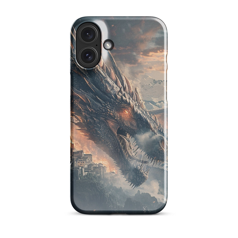 Scorched Earth fire dragon snap iPhone case gallery view 1