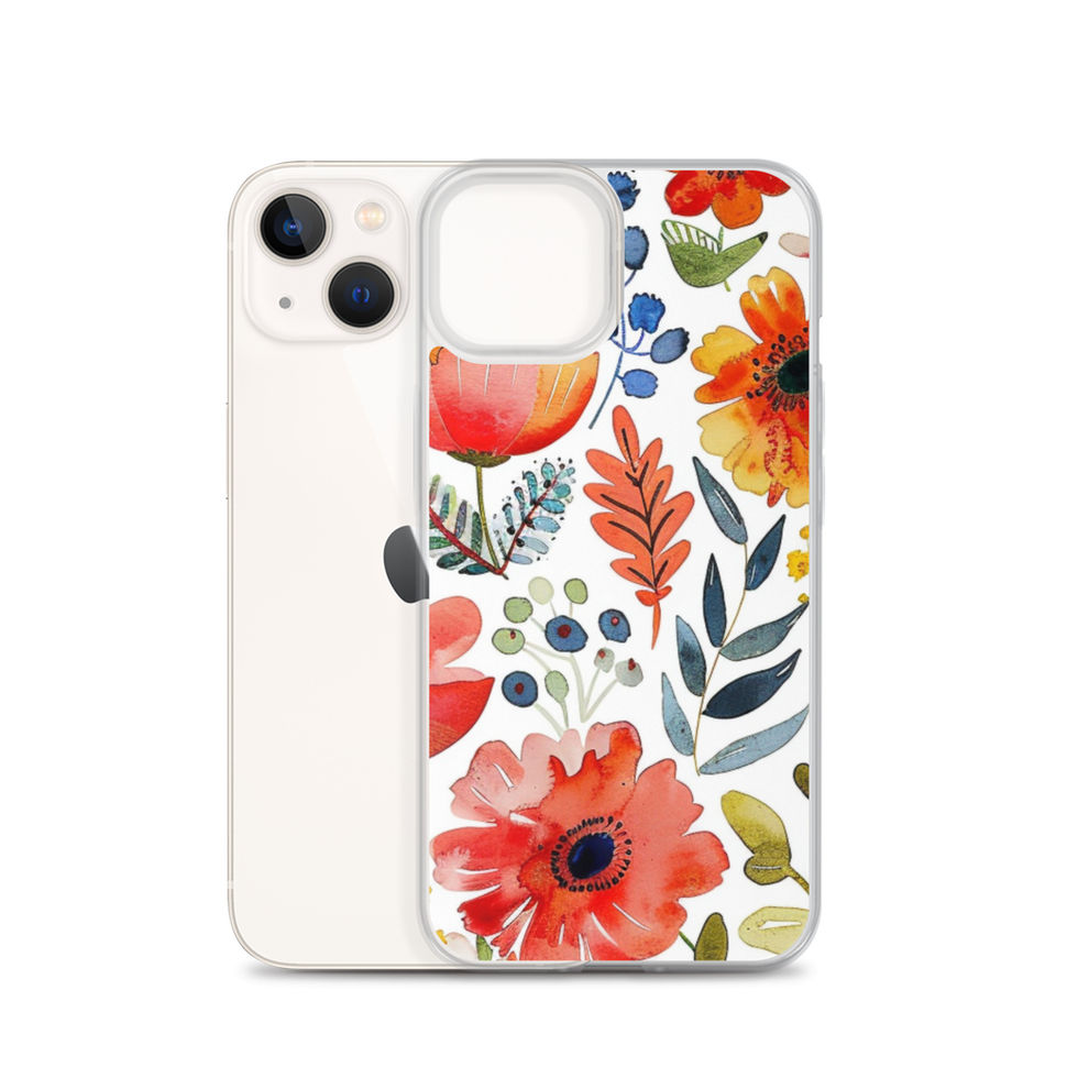 Garden Scribbles clear case for iPhone 16 Pro Max, gallery view 23, image 23