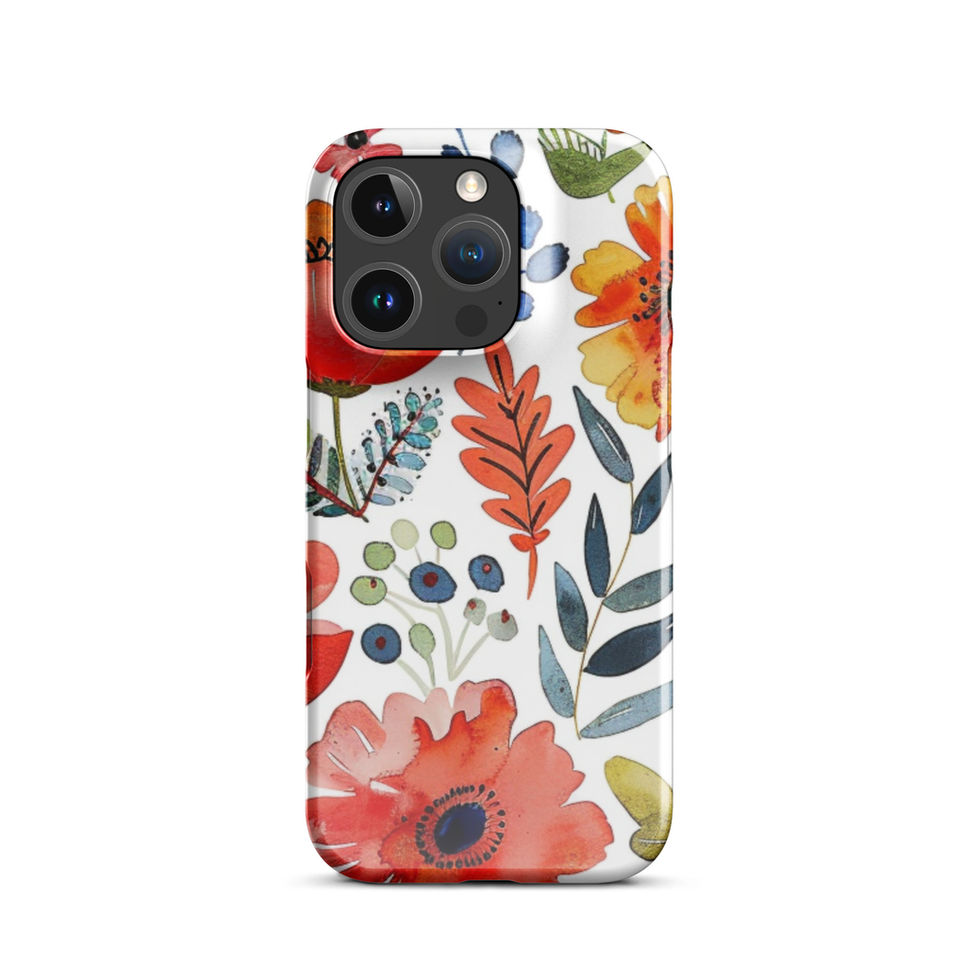 Garden Scribbles snap case for iPhone 16 Pro Max, gallery view 23, image 23