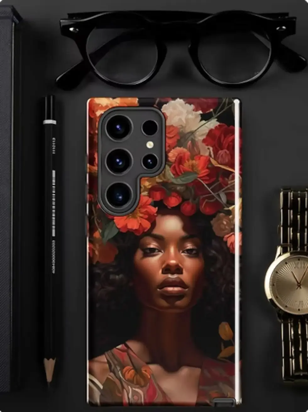 "Floral Majesty" Case 📱🌺✨