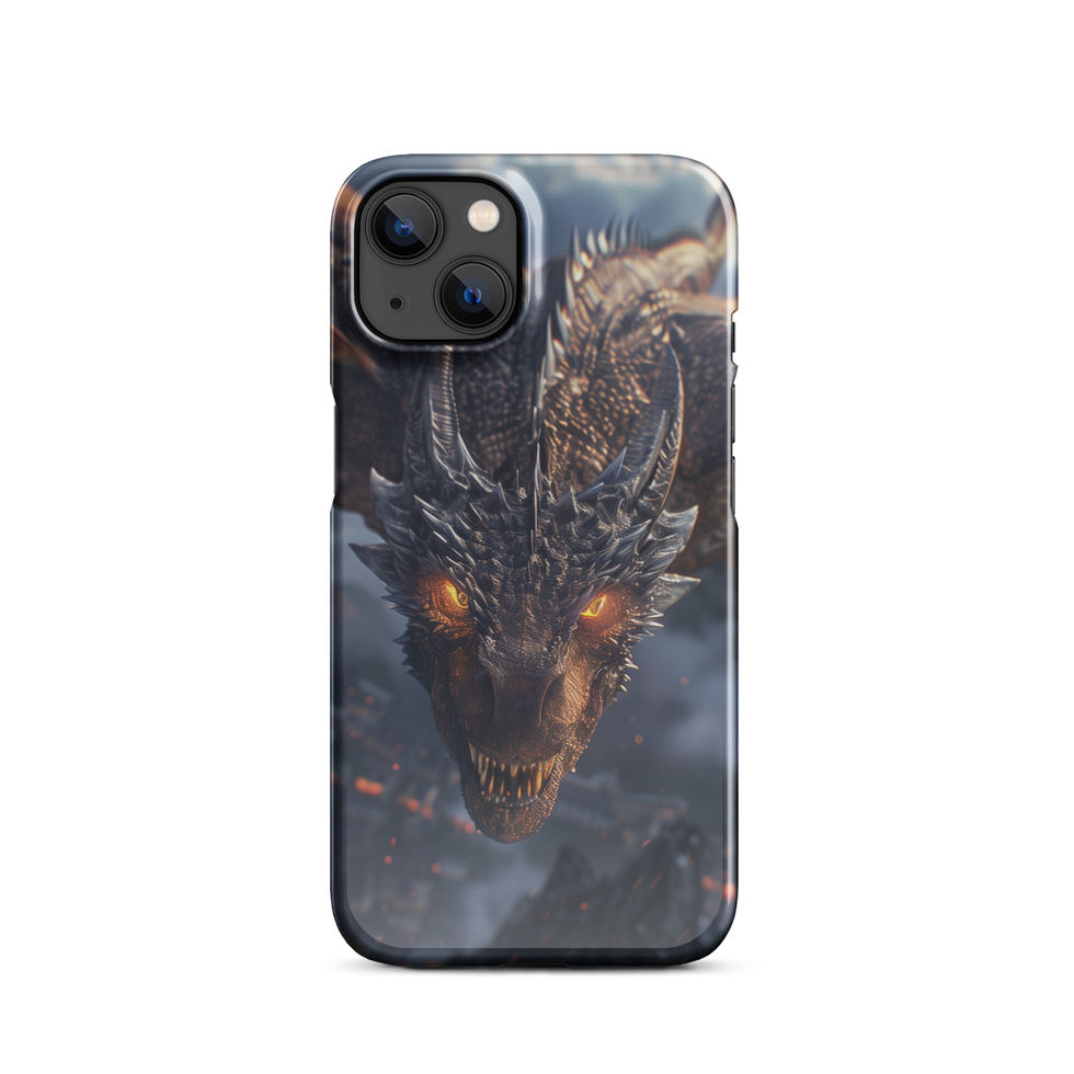 Emberstorm Dominance blazing dragon snap case for iPhone 13 Pro – gallery image 10