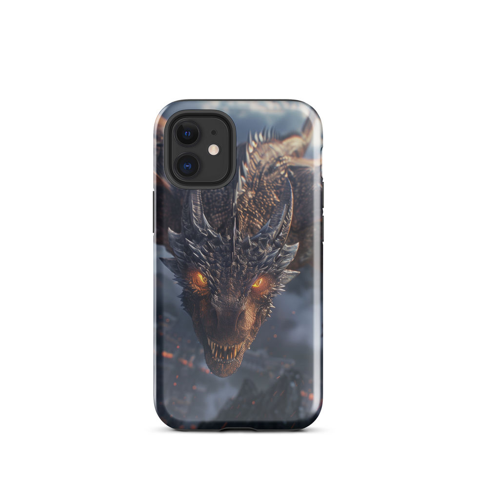 Emberstorm Dominance fire dragon tough case for iPhone 12 – gallery image 5