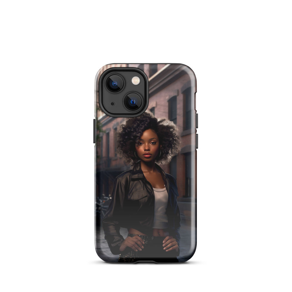 Camera-side view keeps the woman’s striking gaze and curls clearly visible