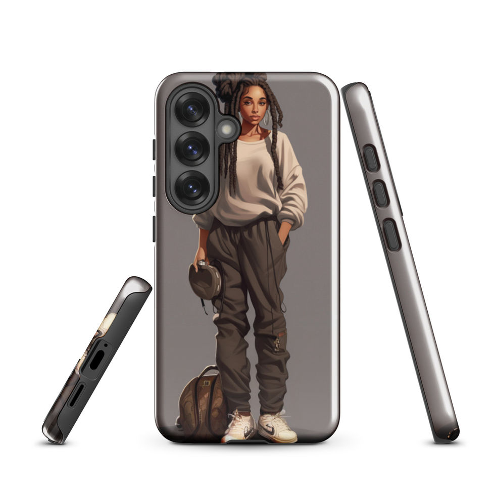 Wider Galaxy S25 Plus cover with loose layers and self-assured gaze