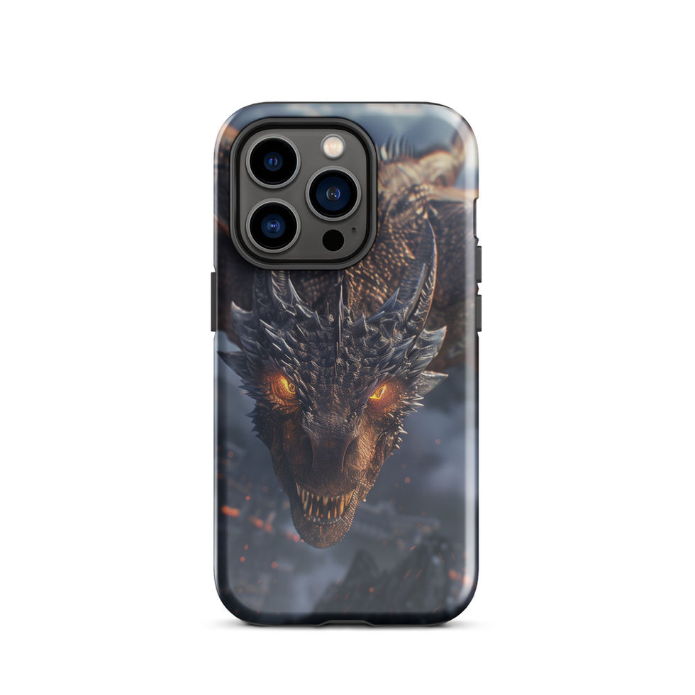 Emberstorm Dominance fire dragon tough case for iPhone 14 Pro Max – gallery image 15