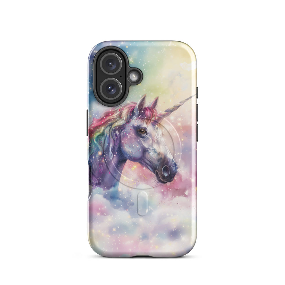 Celestial Dreamscape unicorn galaxy artwork on a MagSafe iPhone case — gallery view 10