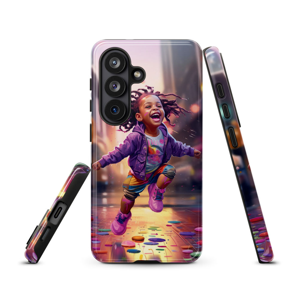 Panoramic Galaxy S26 Plus cover highlighting freedom, play and colour