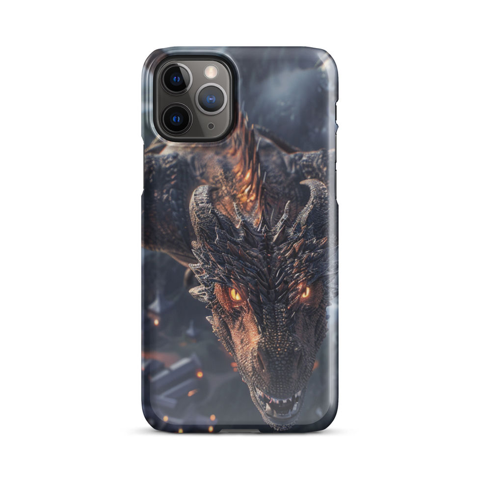 Shadowflame Fury blazing dragon snap case for iPhone 11 Pro Max – gallery image 3
