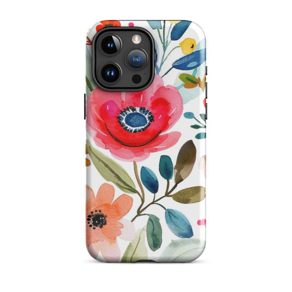 Field Notes in Bloom tough case for iPhone 16, protective botanical notebook artwork, image 20