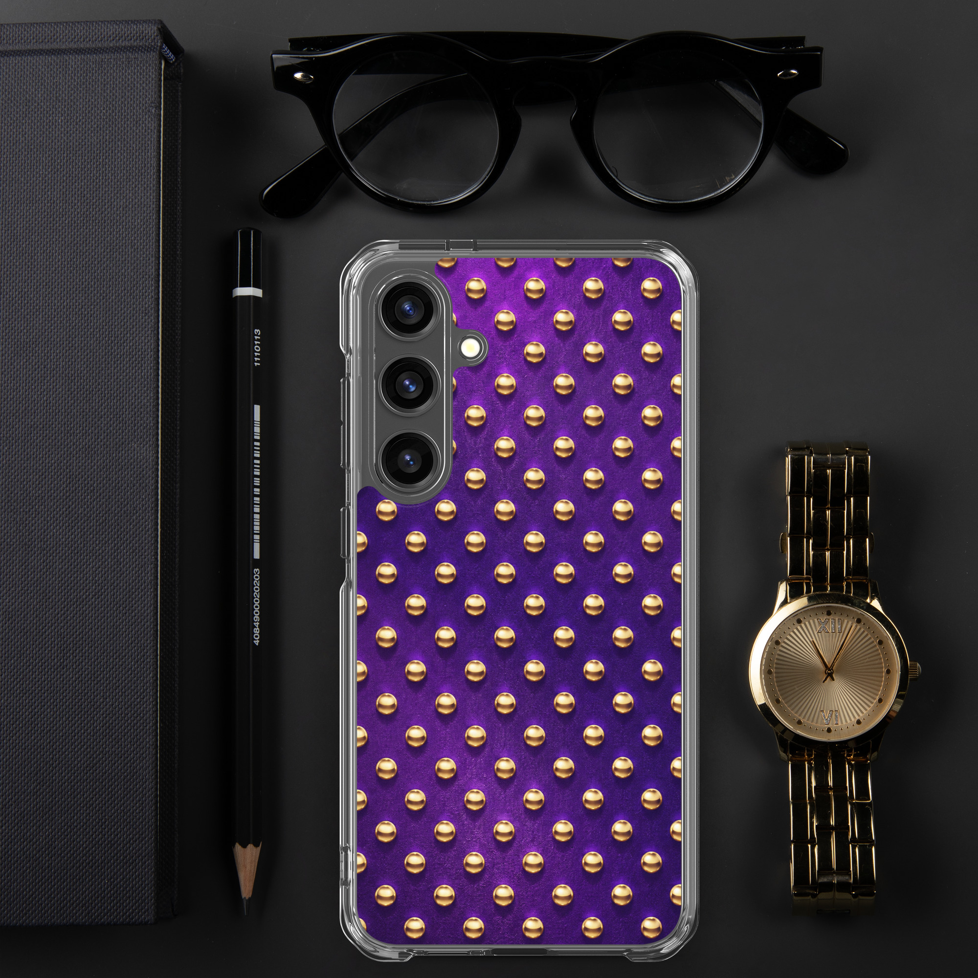"Amethyst Gold Dots" Case โจ๐โจ
