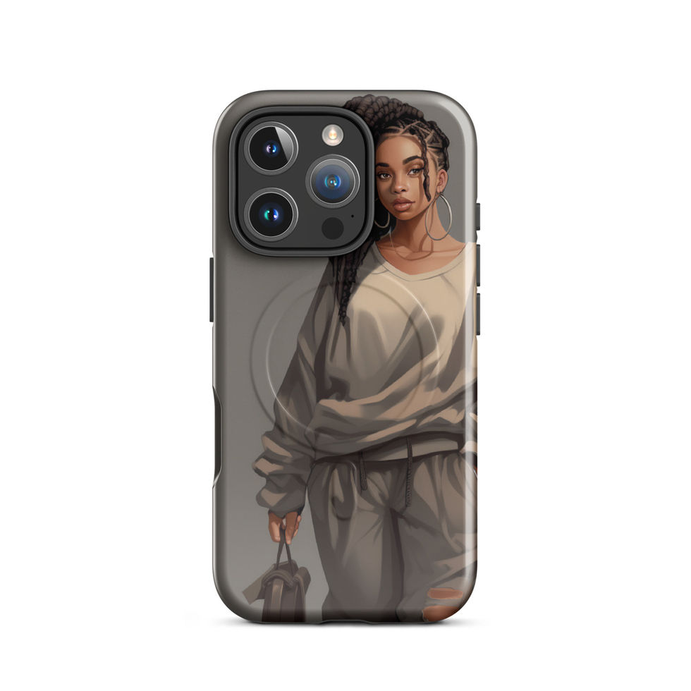 Statement iPhone 16 Pro Max MagSafe cover presenting the full portrait