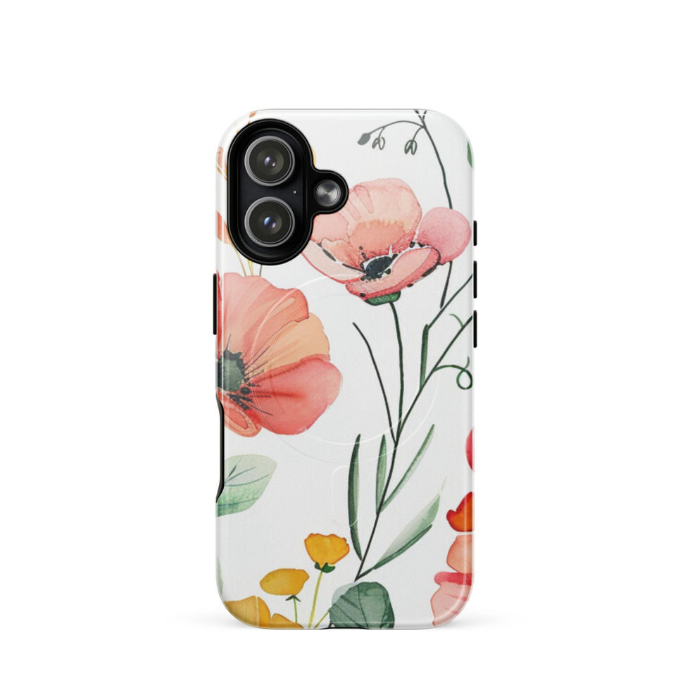 Petal Blush MagSafe iPhone case, front view 1