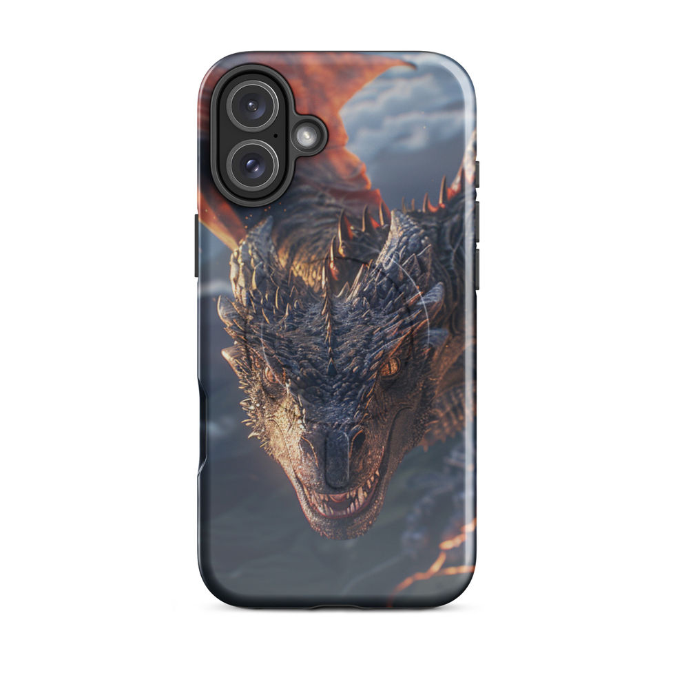 Infernal Flight fire dragon MagSafe case for iPhone 16 Pro – gallery image 11