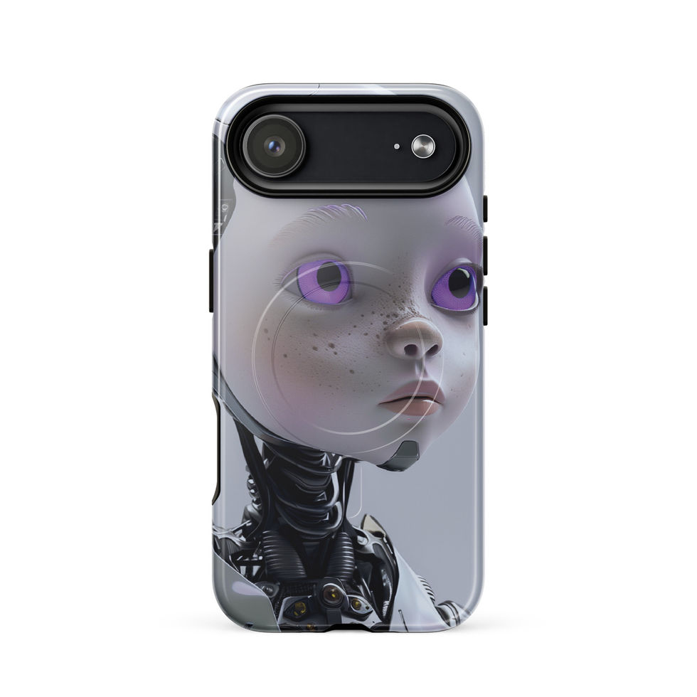 Neon Genesis top-bar camera iPhone tough case view