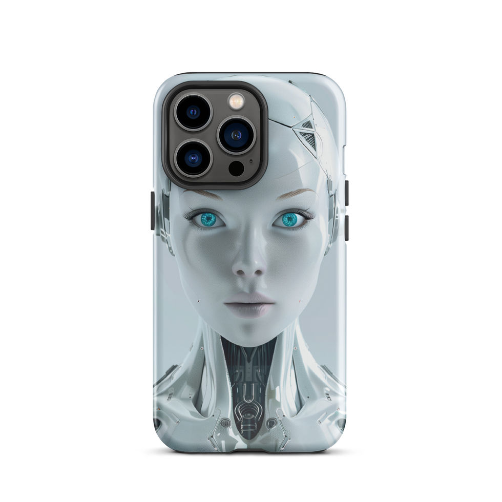 Close view of Nova Ascend cyan temple technology on iPhone