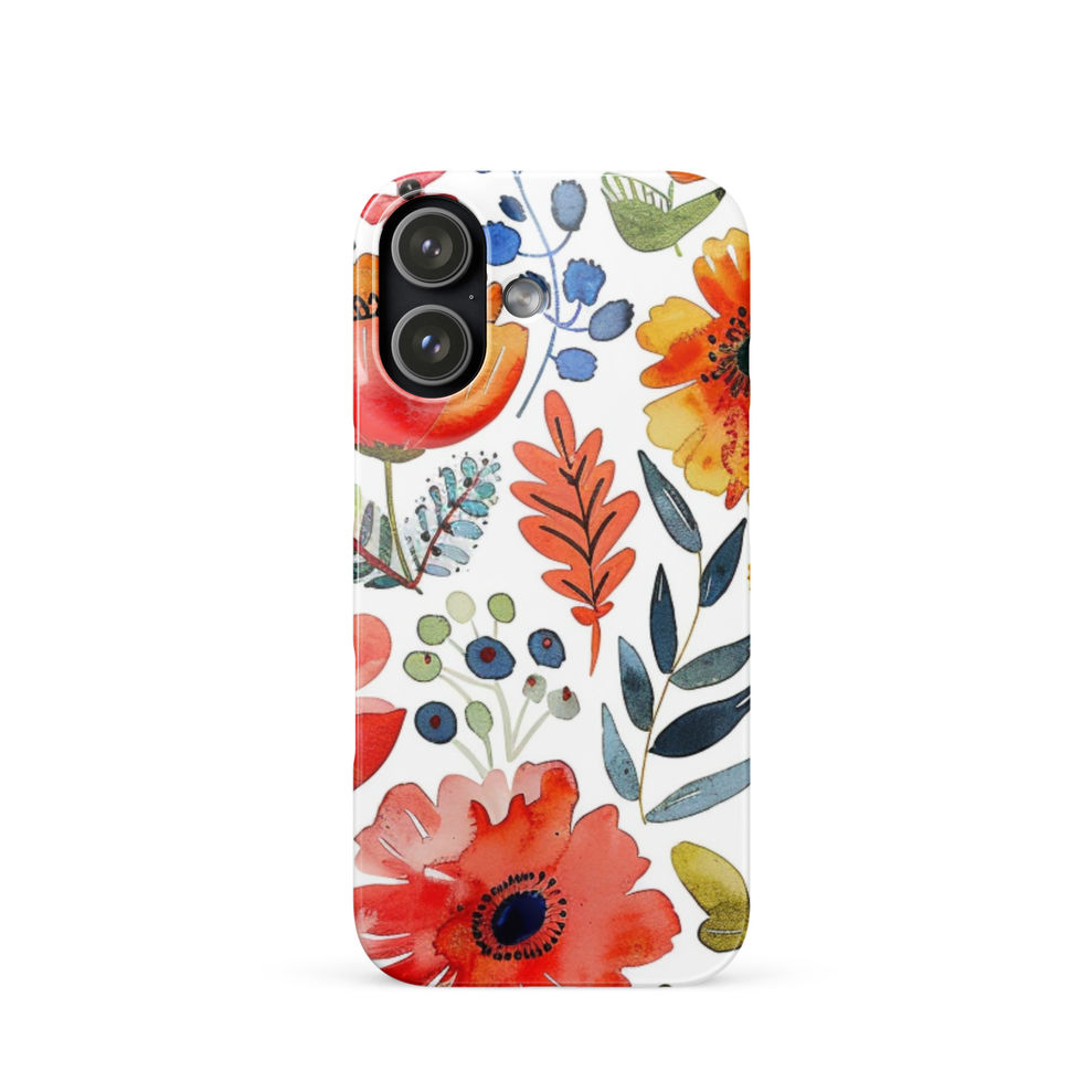 Garden Scribbles snap case for iPhone 11, gallery view 1, image 1