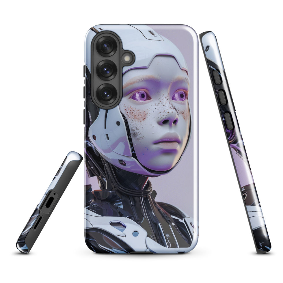 Neon Prototype artwork on a durable Samsung Galaxy S25 Plus phone case