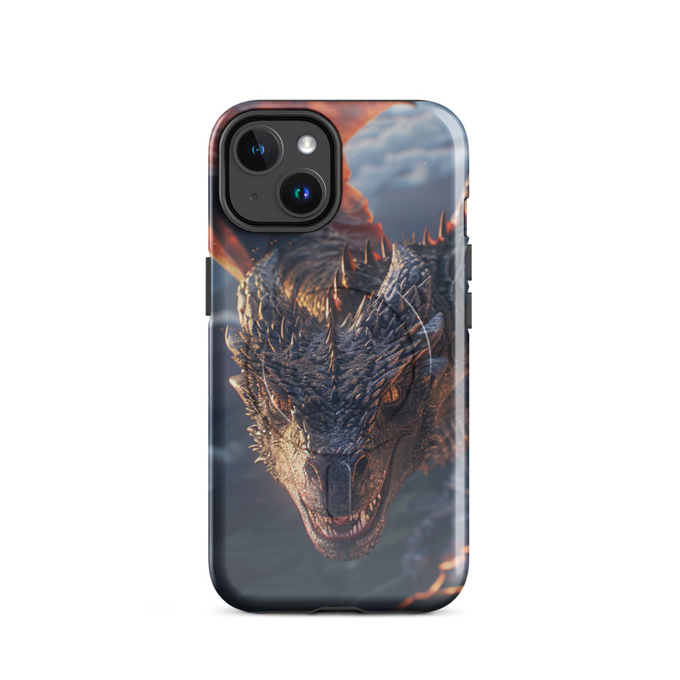 Infernal Flight fire dragon MagSafe case for iPhone 14 Plus – gallery image 2