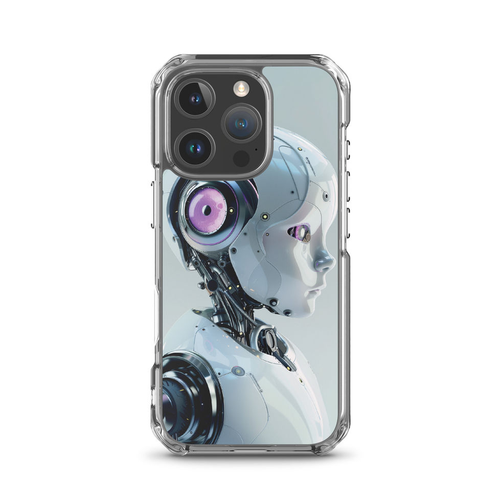 Narrow side profile of a Nano Guardian transparent iPhone case