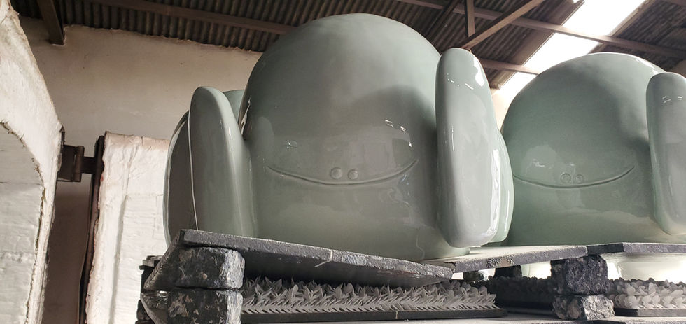 Giant Tom's in the Kiln