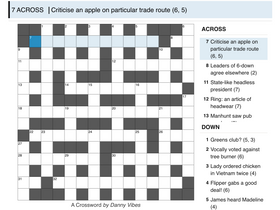 Crosswords | Bennydavis
