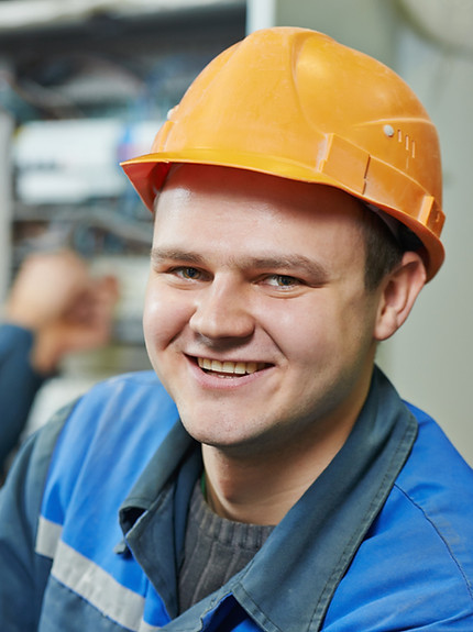 Smiling Construction Worker