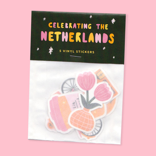 Dutch Lady Sticker Celebrating the Netherlands · Sticker Pack | Gapogg.com