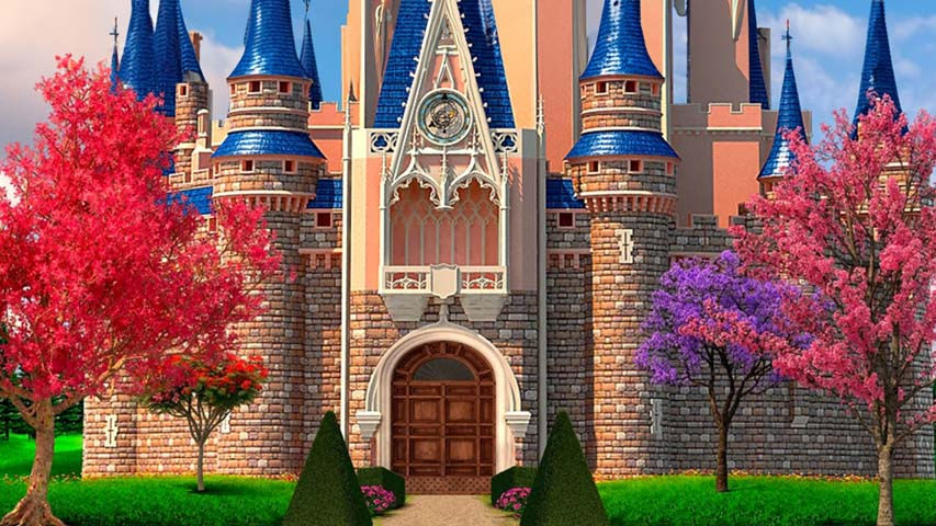 DP777 Pink Castle Exterior