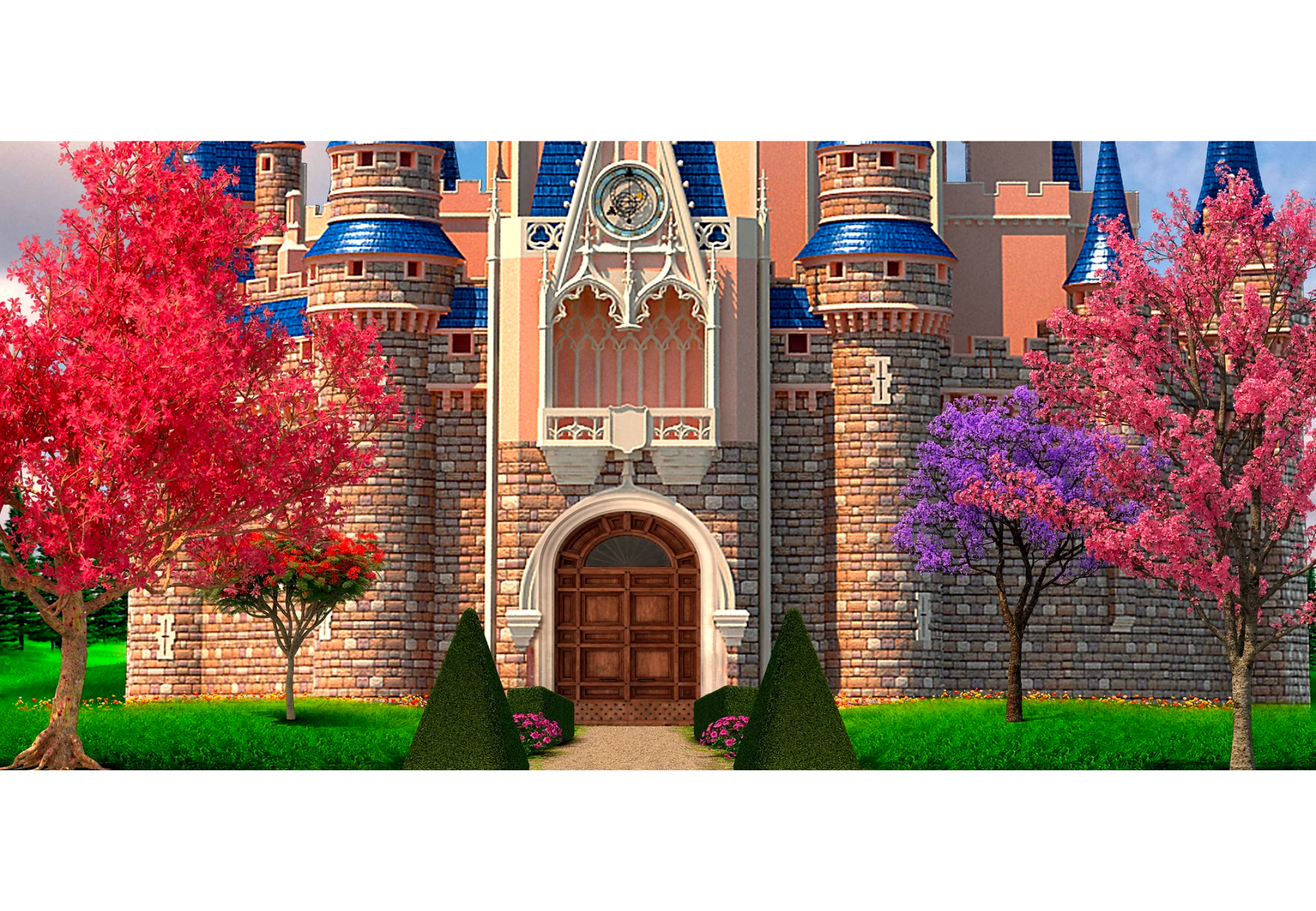 D278 Pink Castle Exterior (D278)