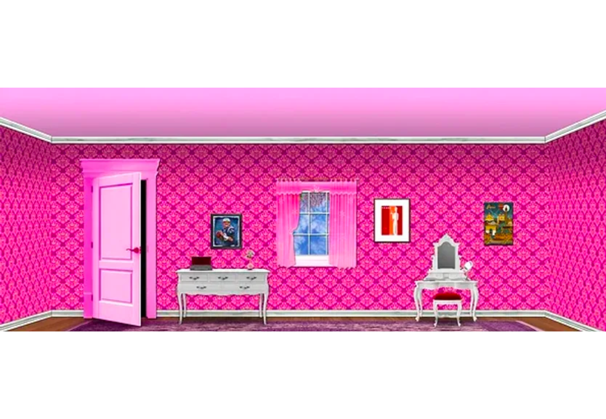 D268 Elle's Bedroom (No Bed) (D268)