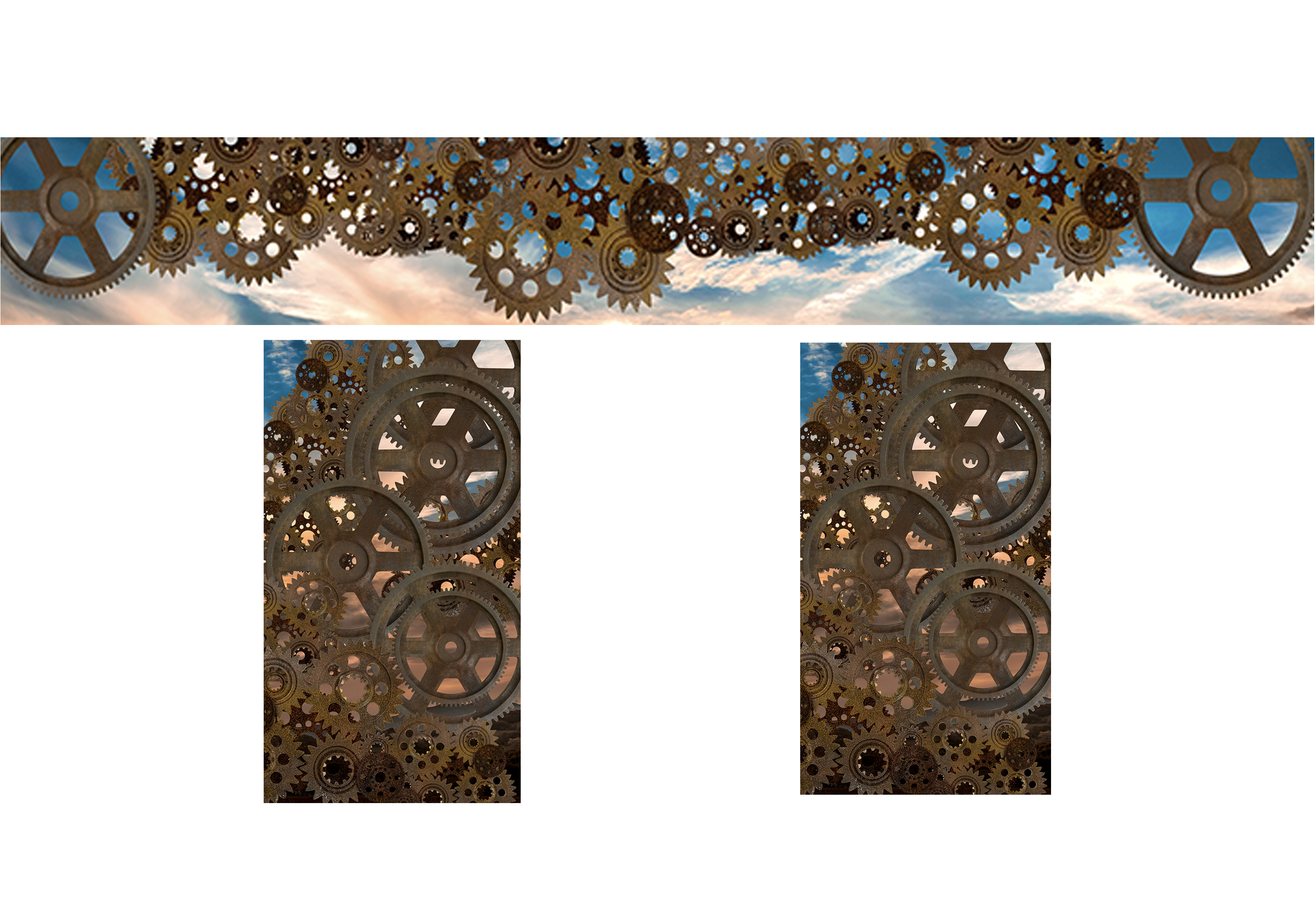 B141 - L141 Gears Border and Leg Set