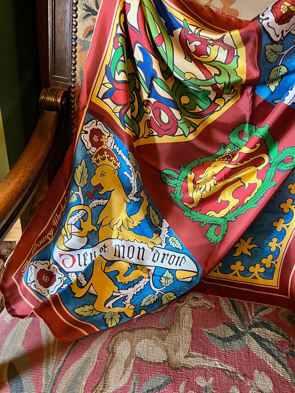 Thumbnail: Pugin Jubilee Silk Scarf