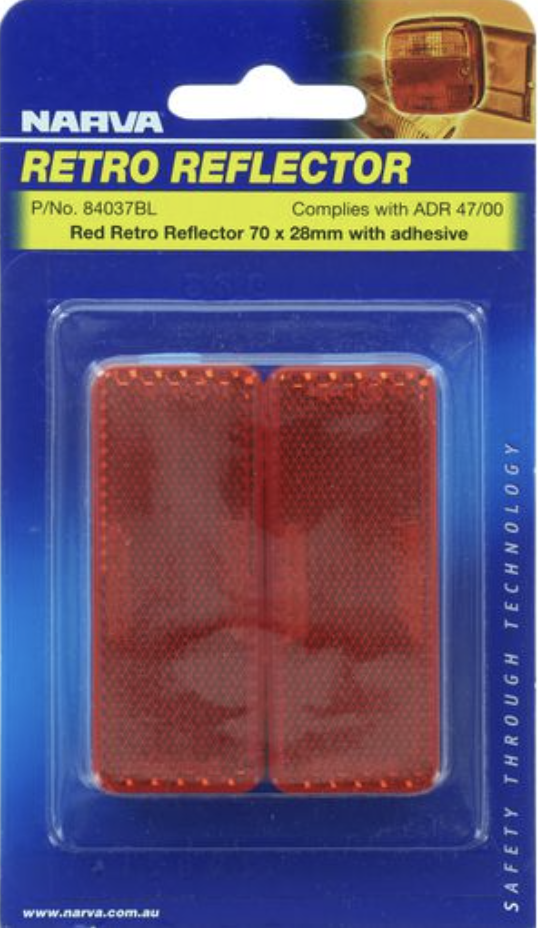 Narva Retro Reflector 70x28mm
