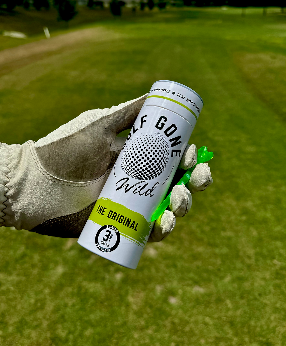 Thumbnail: Golf Gone Wild Sleeve of 3 balls on the course 2