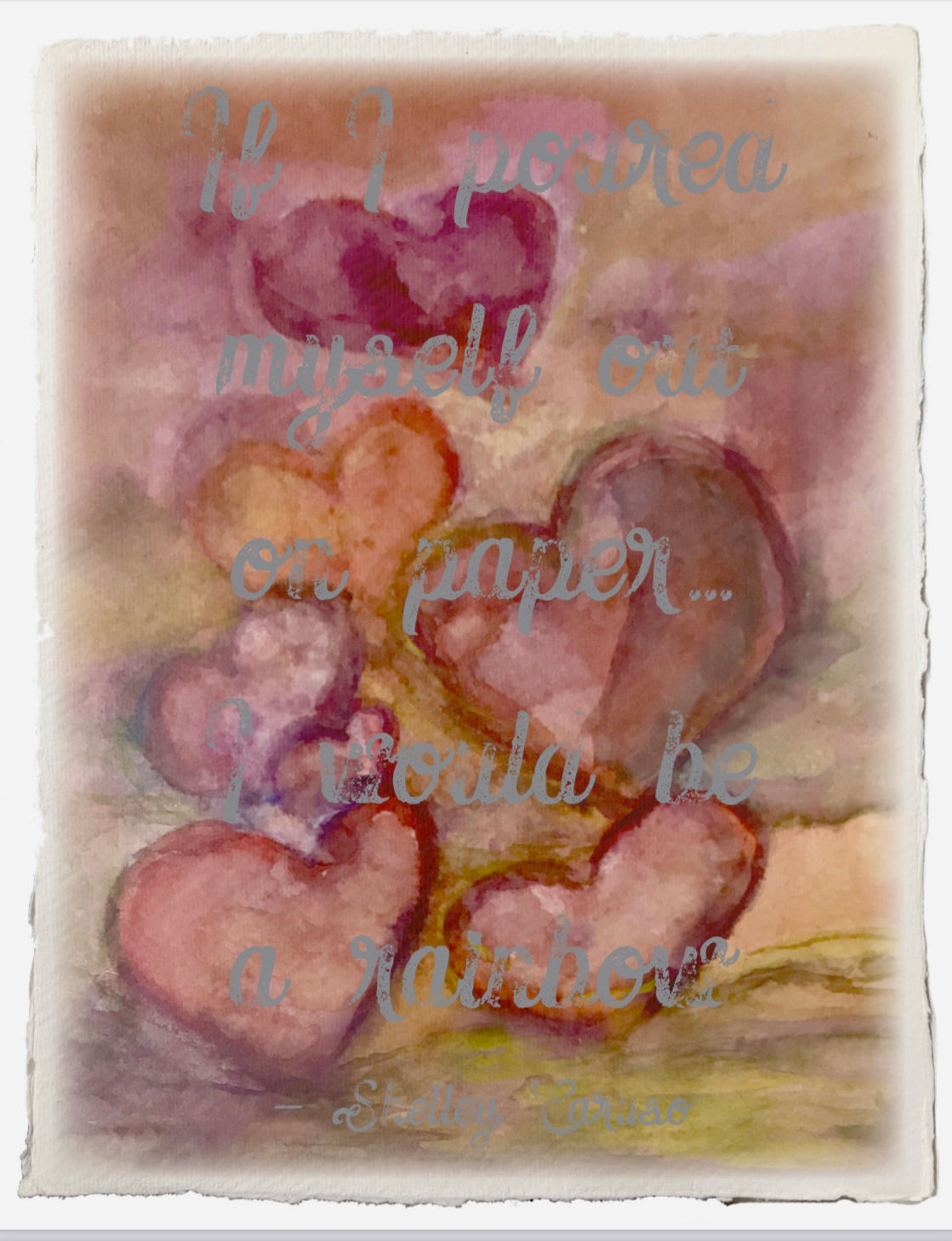 If I Poured... 11" x 14" vintage print