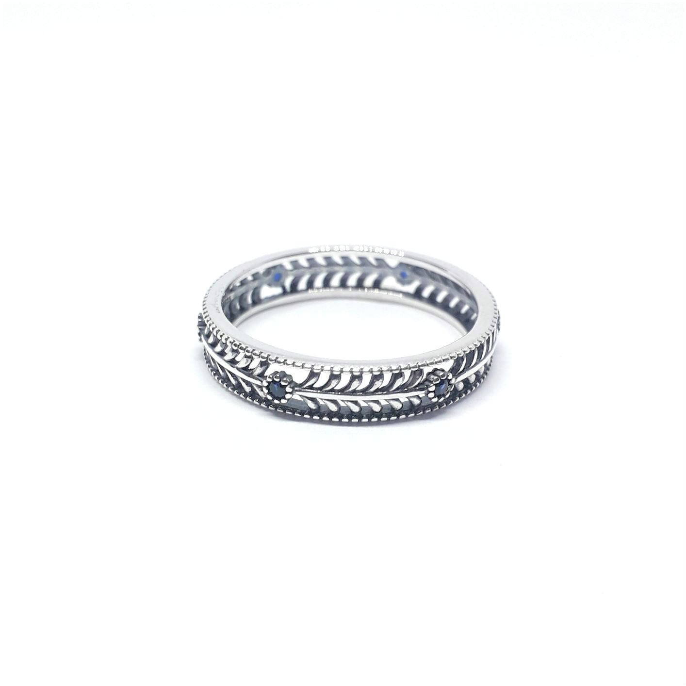 Anillo de plata 925 pluma