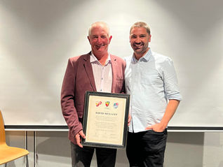 MULLETT HONOURED FOR OUTSTANDING SERVICE