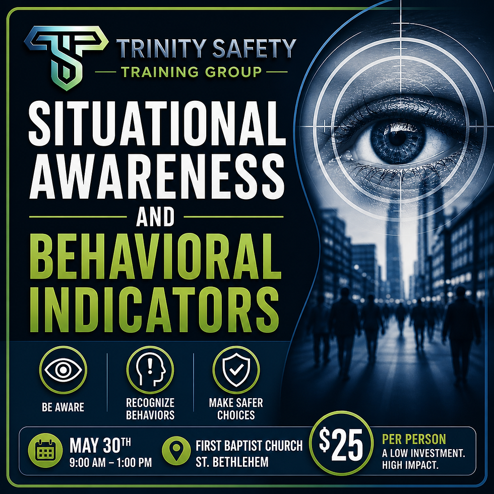 Situational Awareness & Behavioral Indicators Training