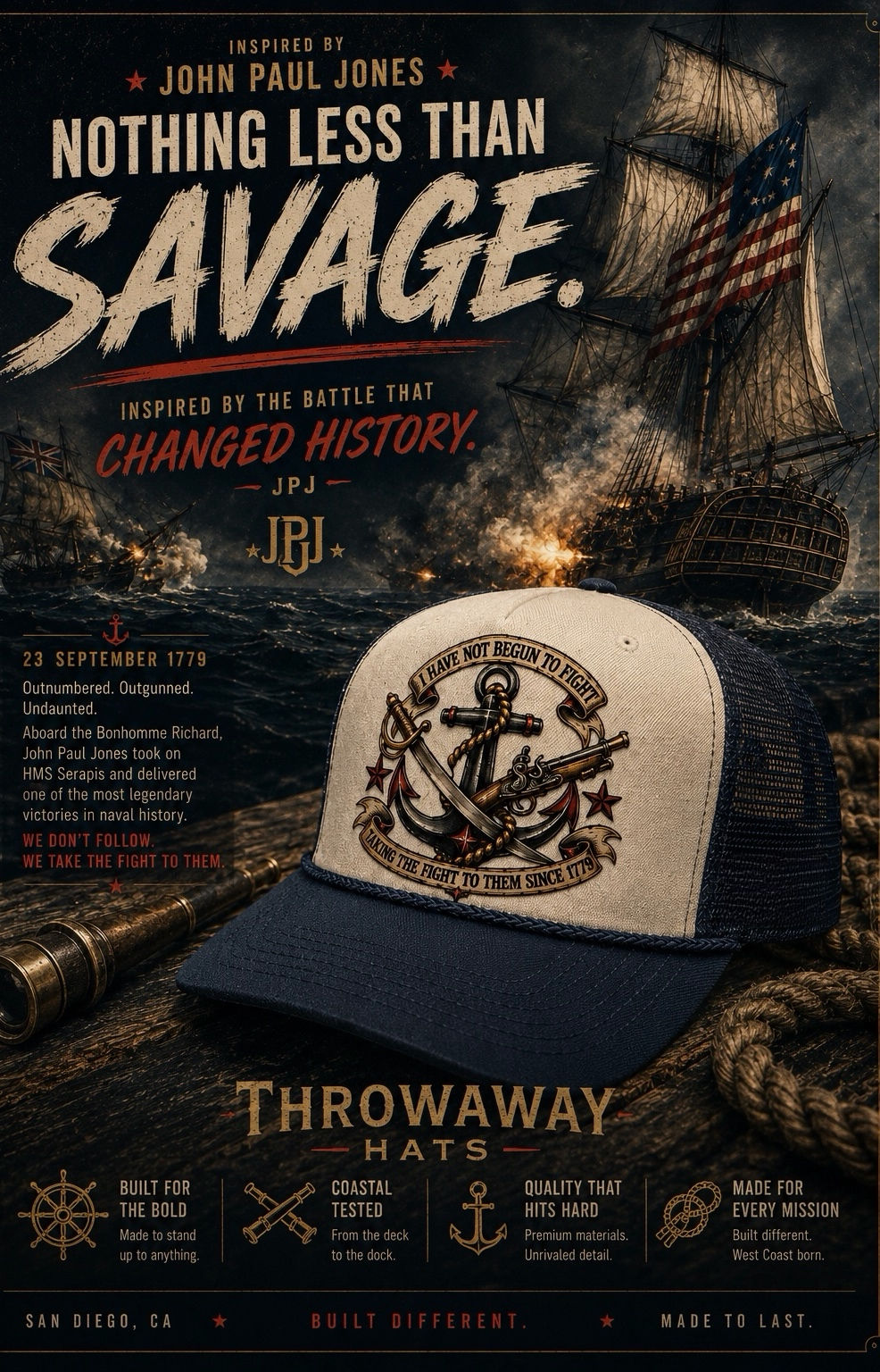 I Have Not Begun to Fight trucker hat