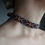Thumbnail: Close-up of Blue Beaded Choker Necklace with detailed handcrafted beads.
