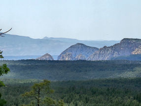 View atop Crystal Point Trail
