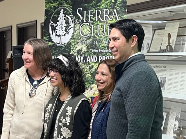 Cathy, Jimena, & parents at Sierra Club presentation