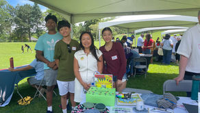 Students with Representative Janet Yang Rohr at Juneteenth