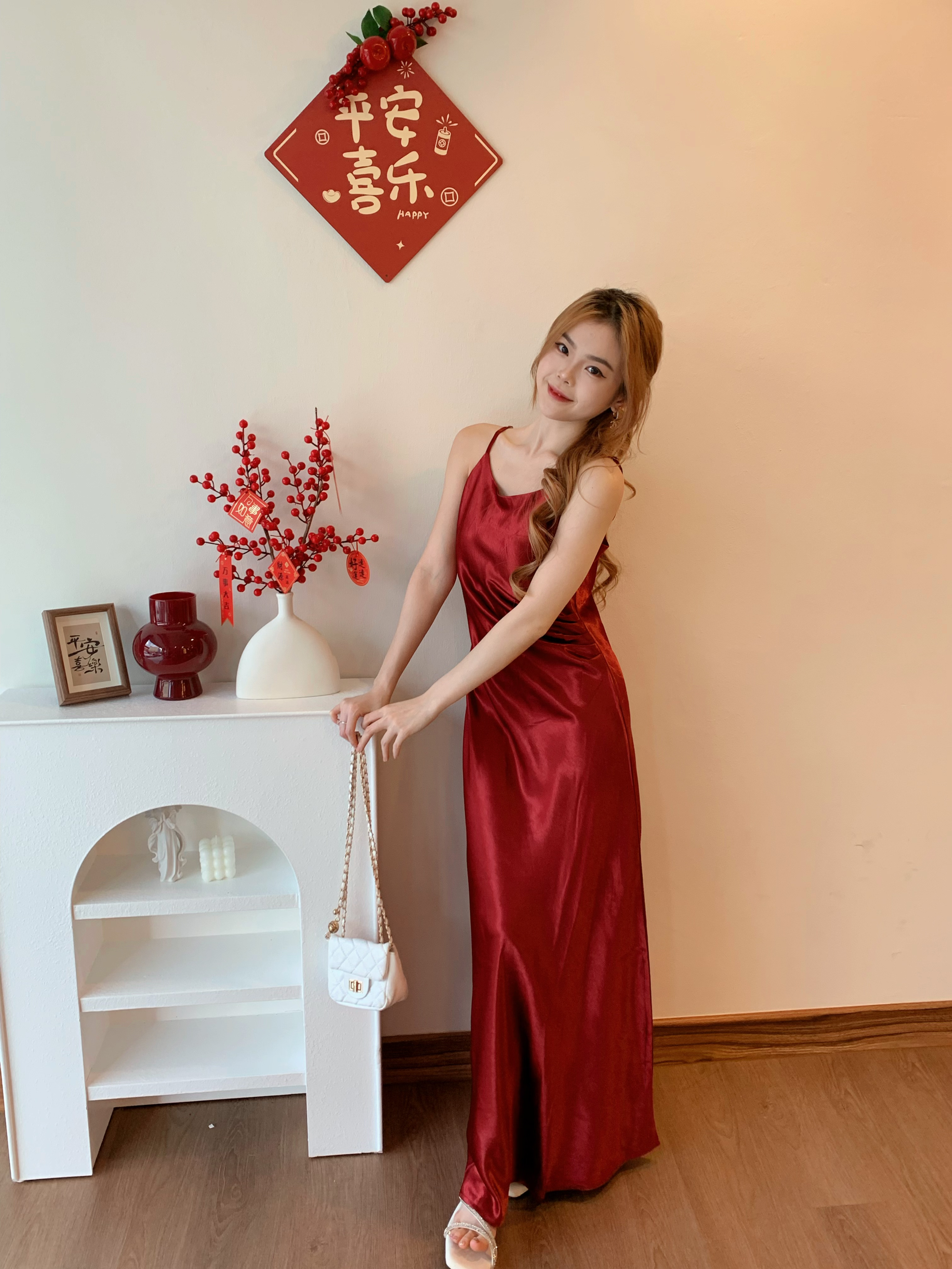 CNY PICK - Silky Lady Dress