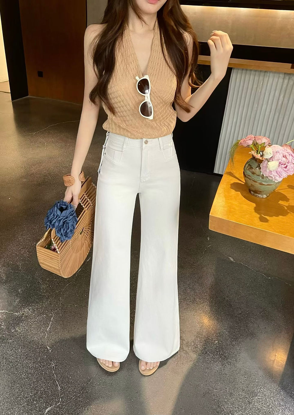 Thumbnail: White Long Culottes