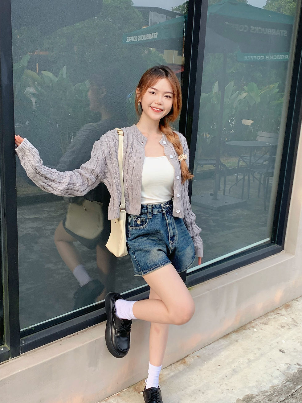 Thumbnail: Embroidery Knit Cardigan
