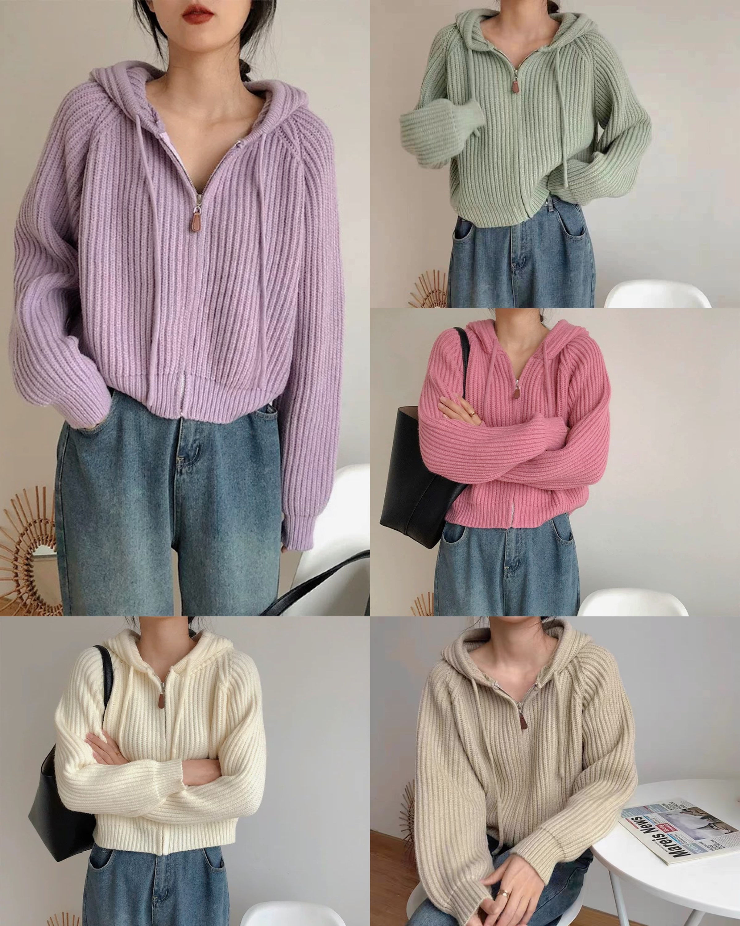 Oversize Knit Jacket