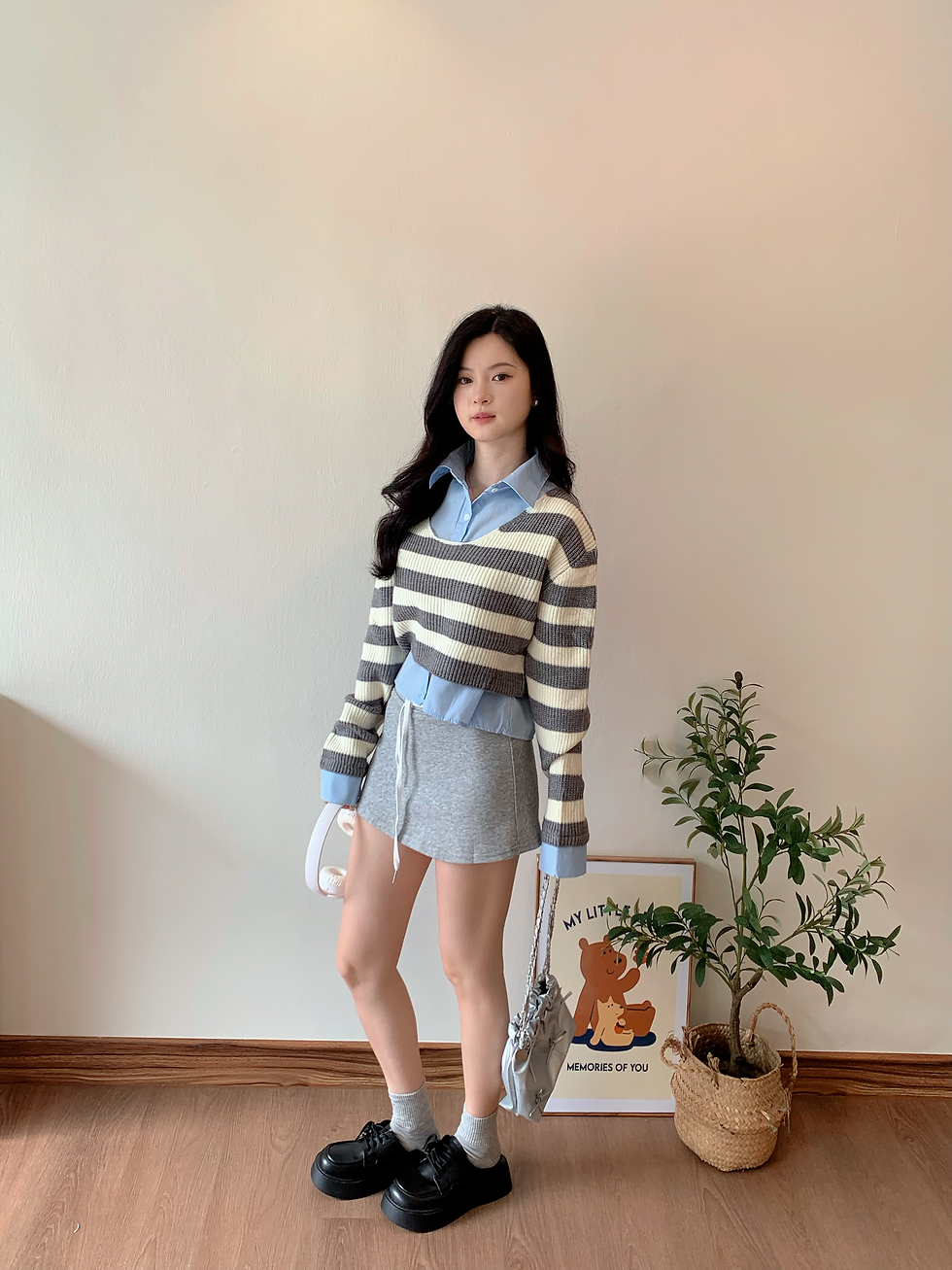 Thumbnail: Korea Dora Stripes Set