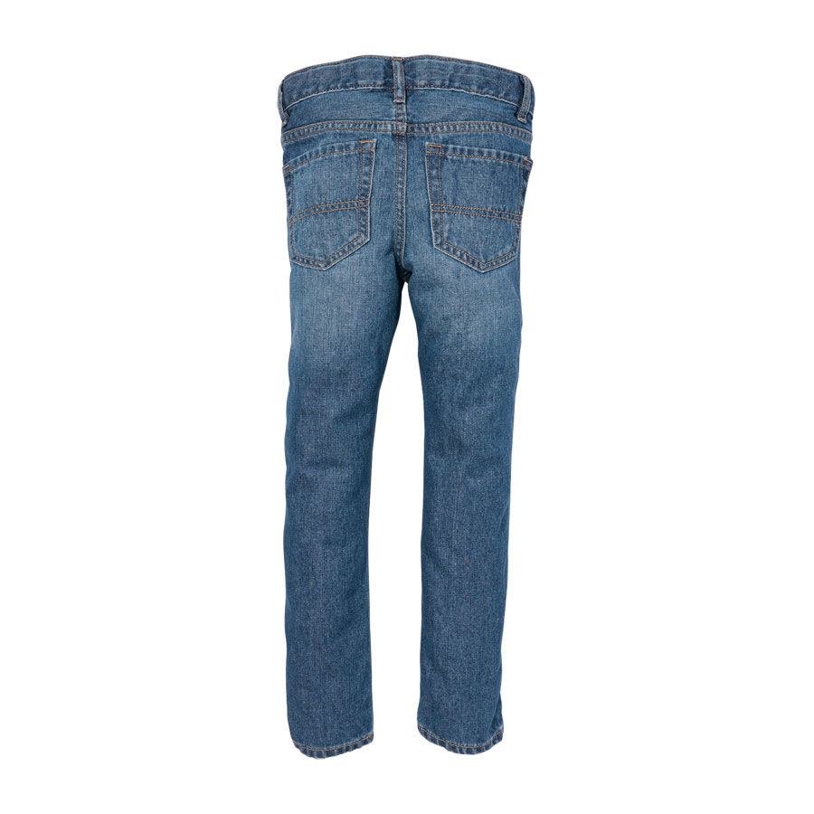 Thumbnail: Boys Basic Straight Jeans-Carbon Wash