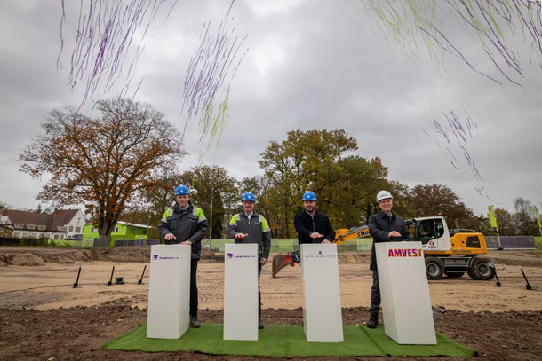 Officiële viering mijlpaal start bouw